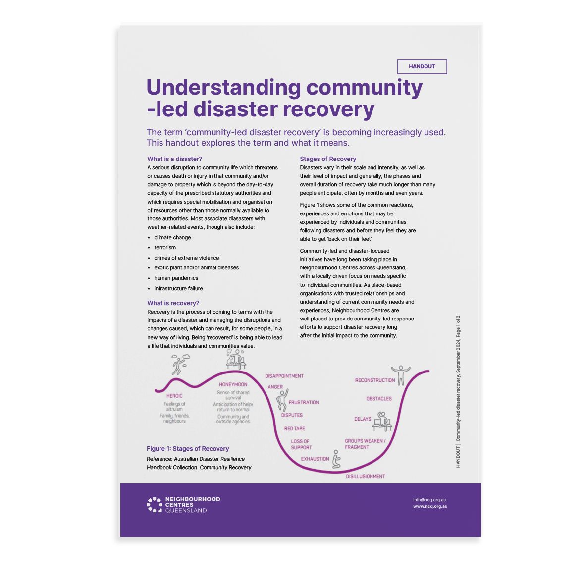 Understanding community-led disaster recovery - Neighbourhood Centres ...